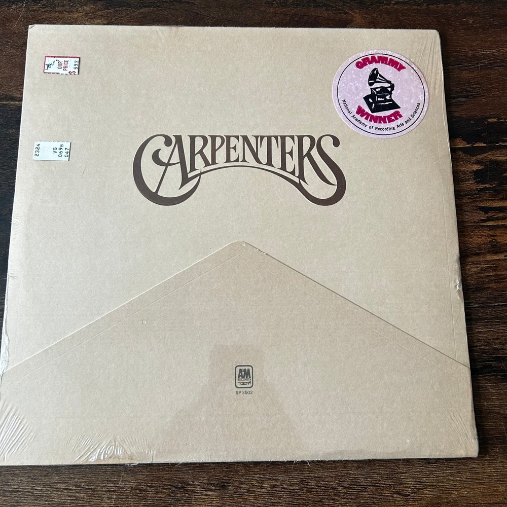Carpenters Self-Titled Vinyl LP 1971 A&M SP 3502